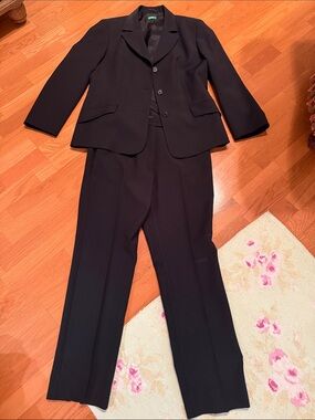 United Colors Of Benetton Women's Black Blazer & Trouser Suit